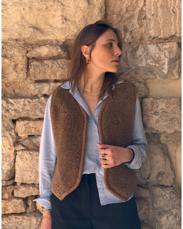 Le gilet en laine sans manche pour pimper vos tenues !