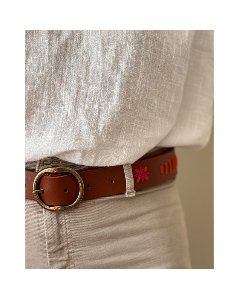 CEINTURE NIDA ORANGE