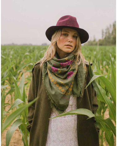 SCARF KAMILA PRUNE