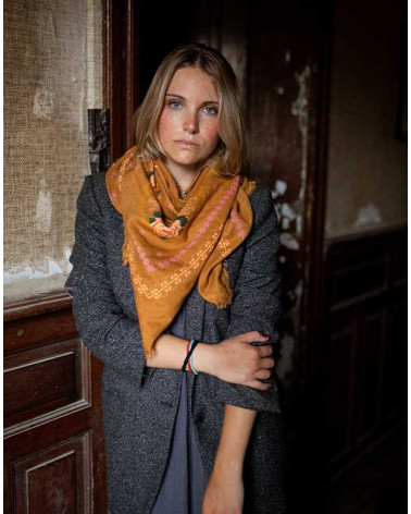 Foulard Kamila couleur ocre