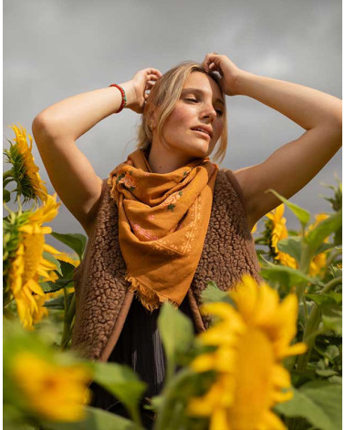 Foulard Kamila couleur ocre