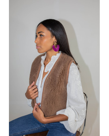 Le gilet en laine sans manche pour pimper vos tenues !